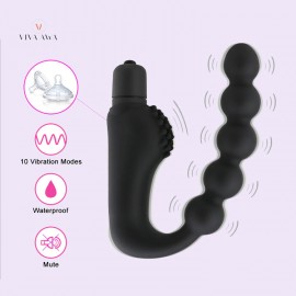 Anal Beads Vibrator 10 Speed prostate massage anal vibration beads G-point vibrating  Sex Toys Couple Or Masturbators